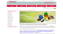 Desktop Screenshot of firstsourcesafety.com