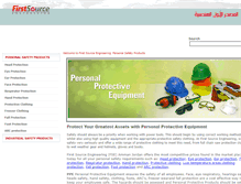Tablet Screenshot of firstsourcesafety.com